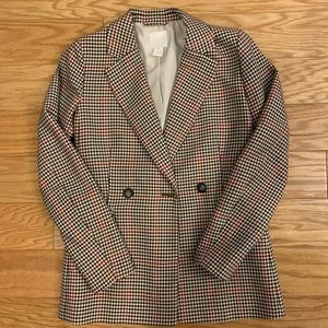 H&M printed blazer jacket